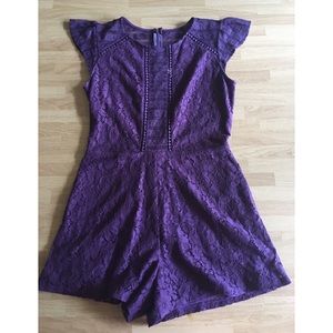 Short sleeve romper
